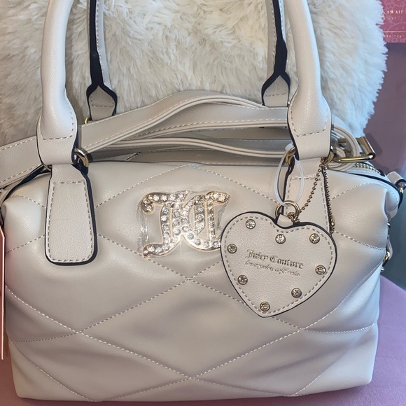 Juicy couture clay Brighter than a Diamond large satchel bag set - Picture 2 of 5